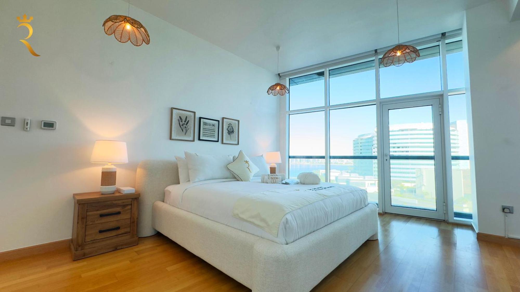 Appartement Oceanview 2br Bliss In Al Raha With Pool N Balcony