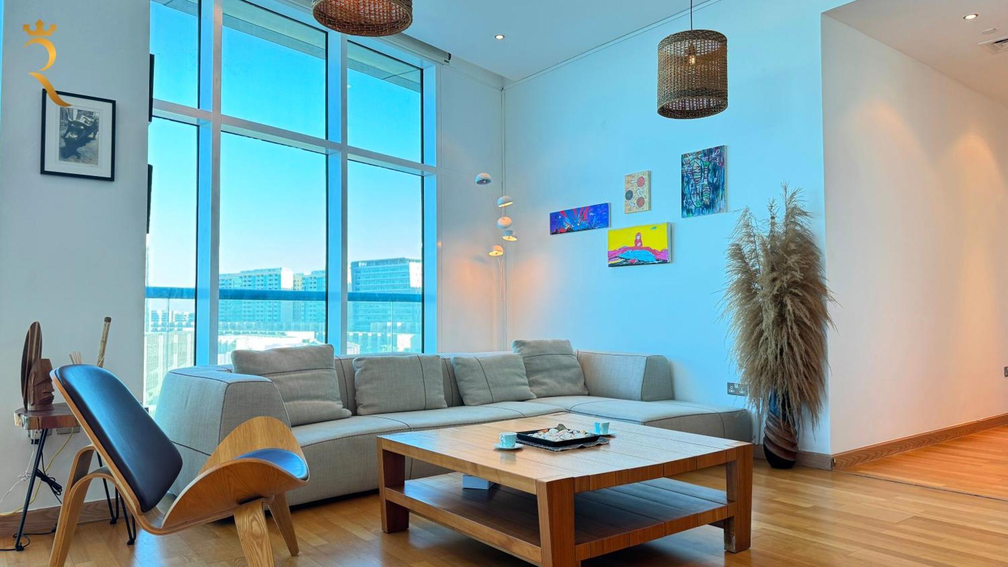 Oceanview 2br Bliss In Al Raha With Pool N Balcony *