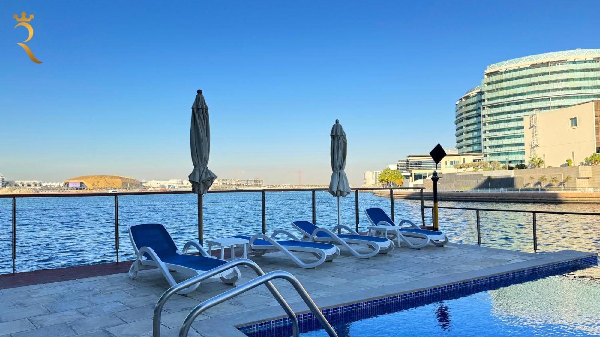 Oceanview 2br Bliss In Al Raha With Pool N Balcony