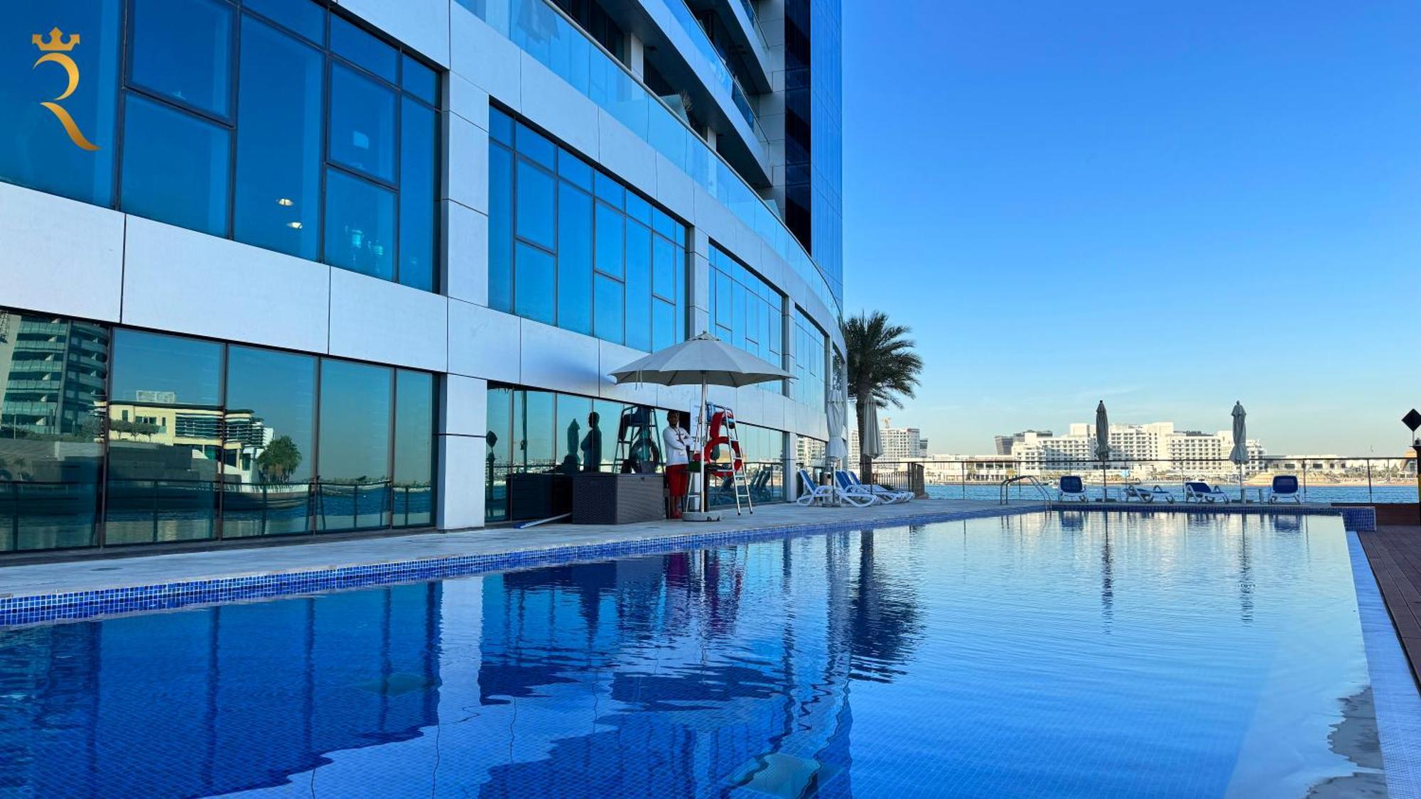 Oceanview 2br Bliss In Al Raha With Pool N Balcony