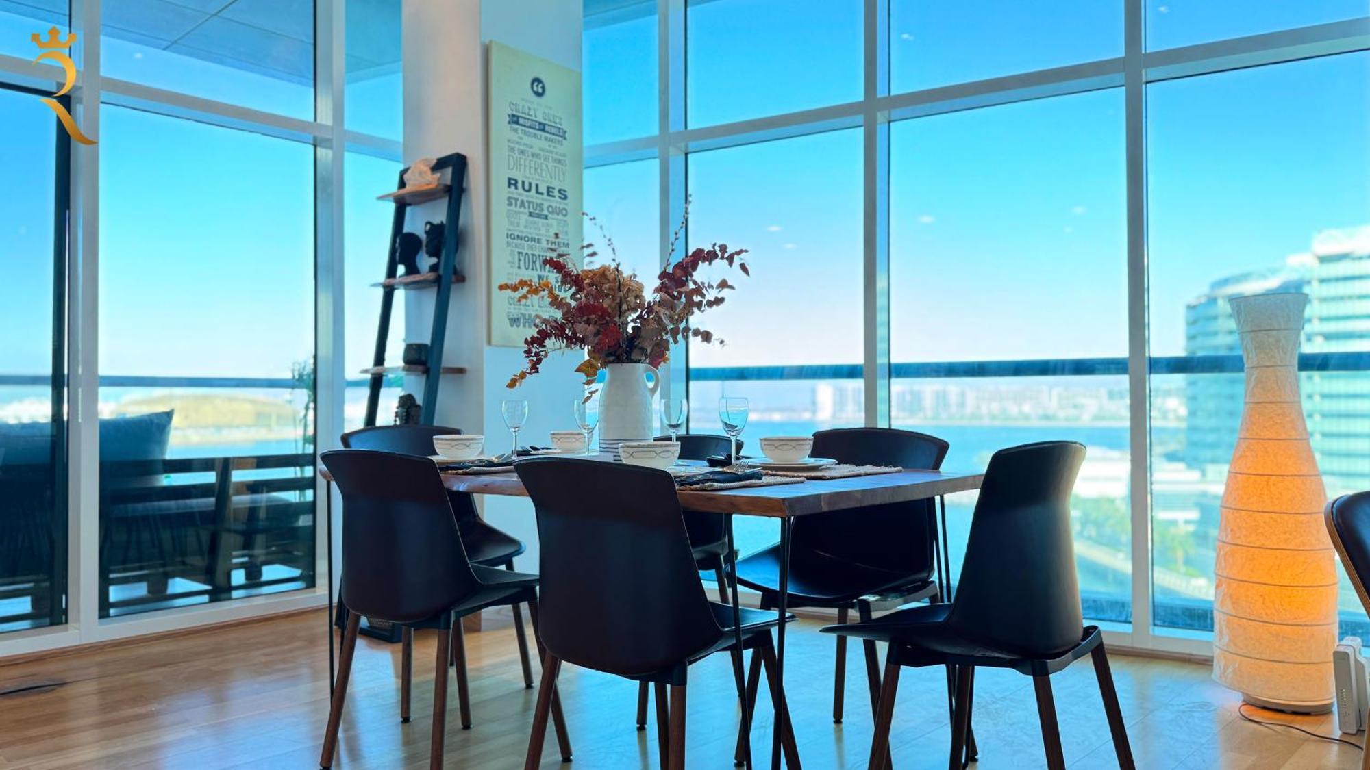 Appartement Oceanview 2br Bliss In Al Raha With Pool N Balcony