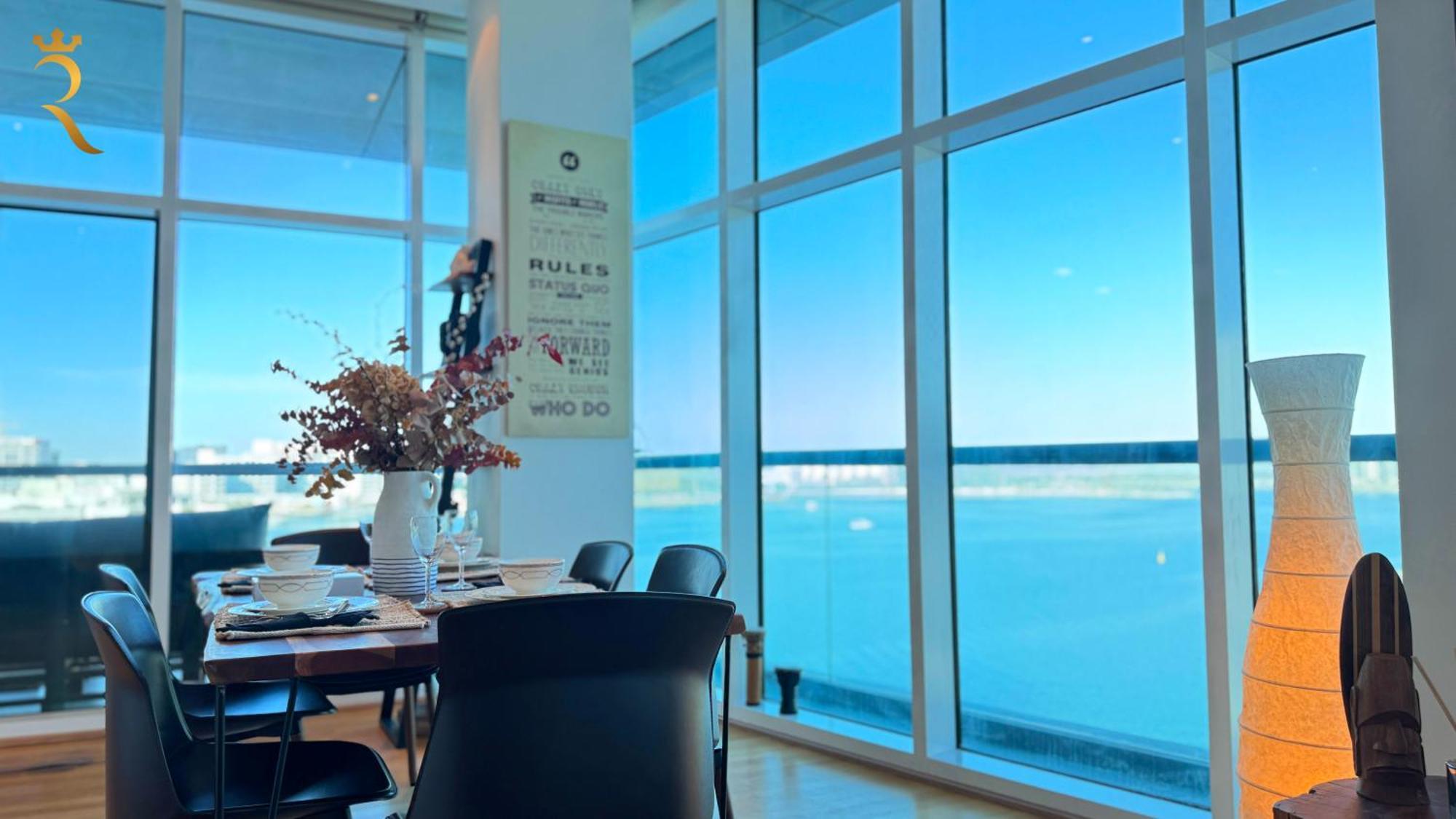 Appartement Oceanview 2br Bliss In Al Raha With Pool N Balcony