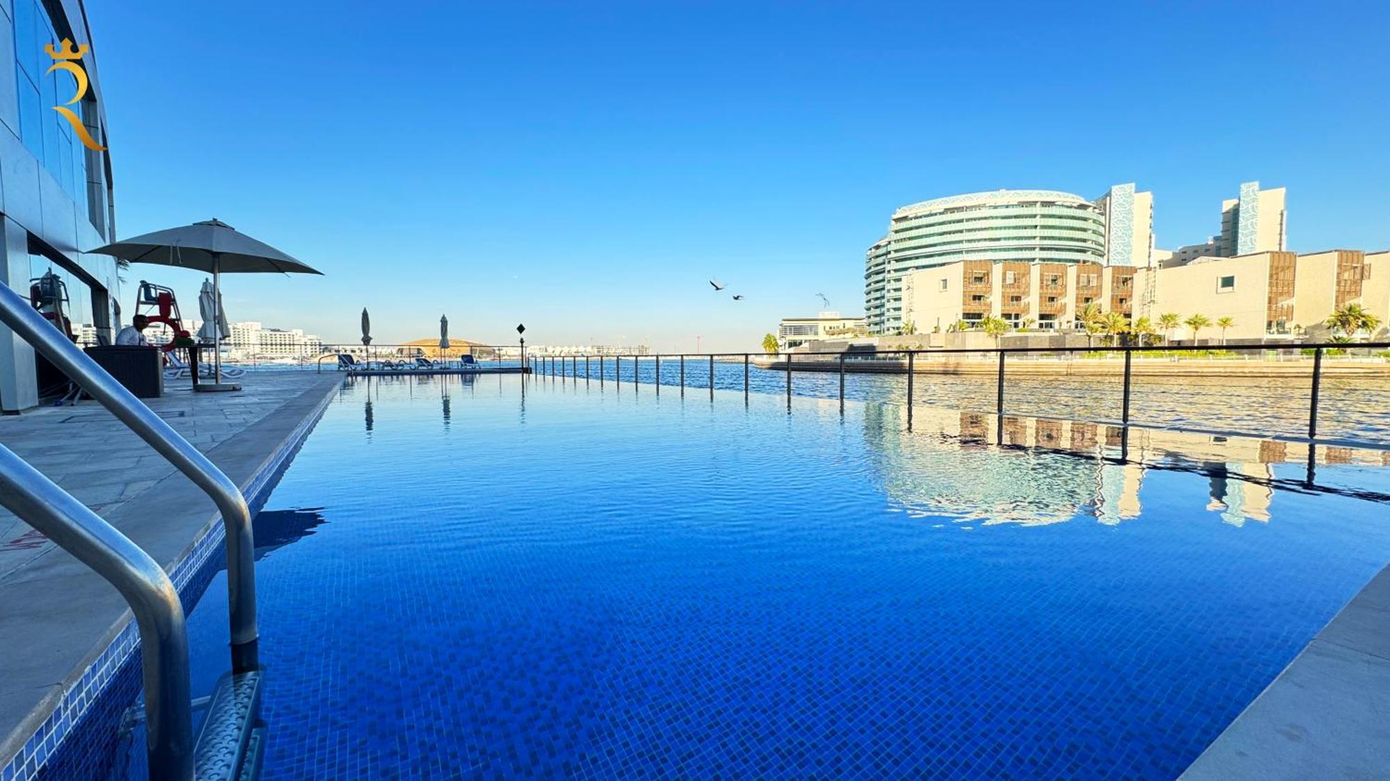 Oceanview 2br Bliss In Al Raha With Pool N Balcony