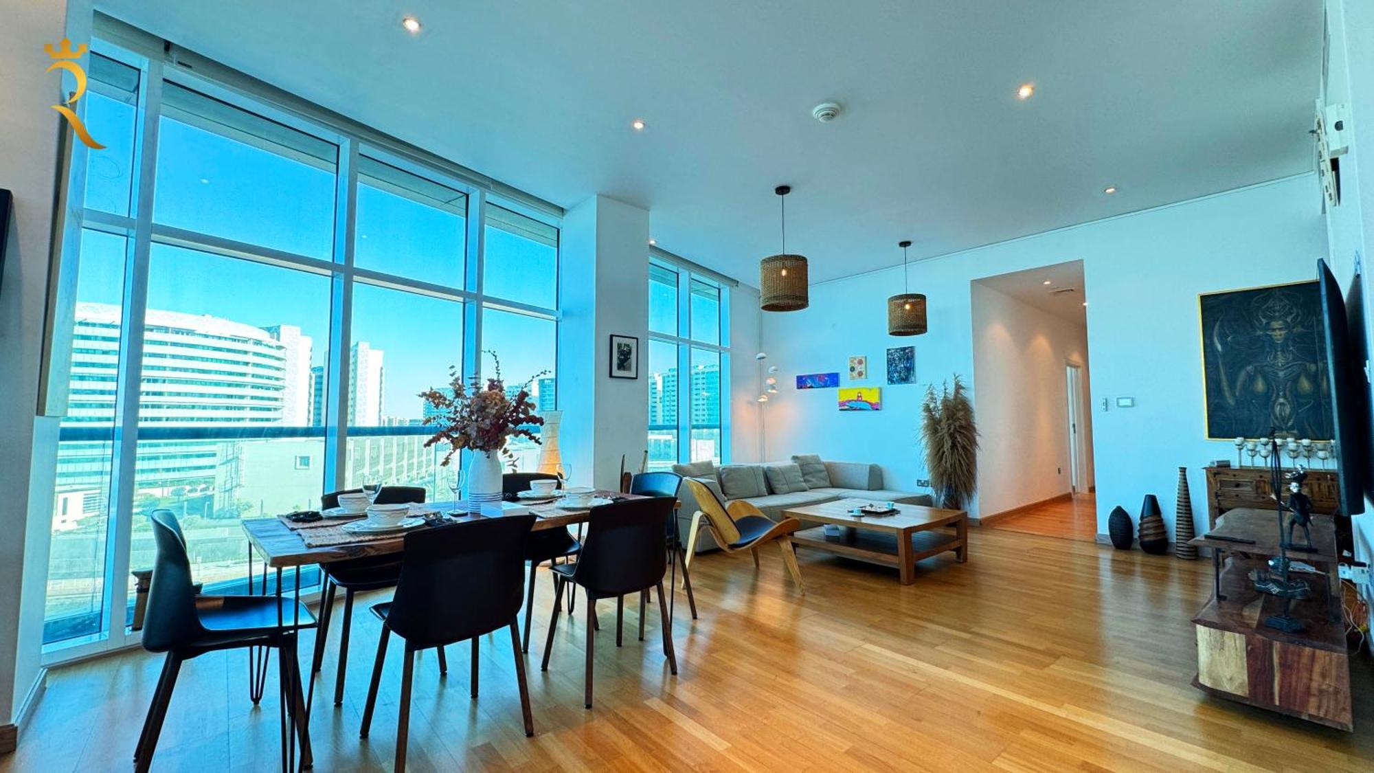 Appartement Oceanview 2br Bliss In Al Raha With Pool N Balcony *