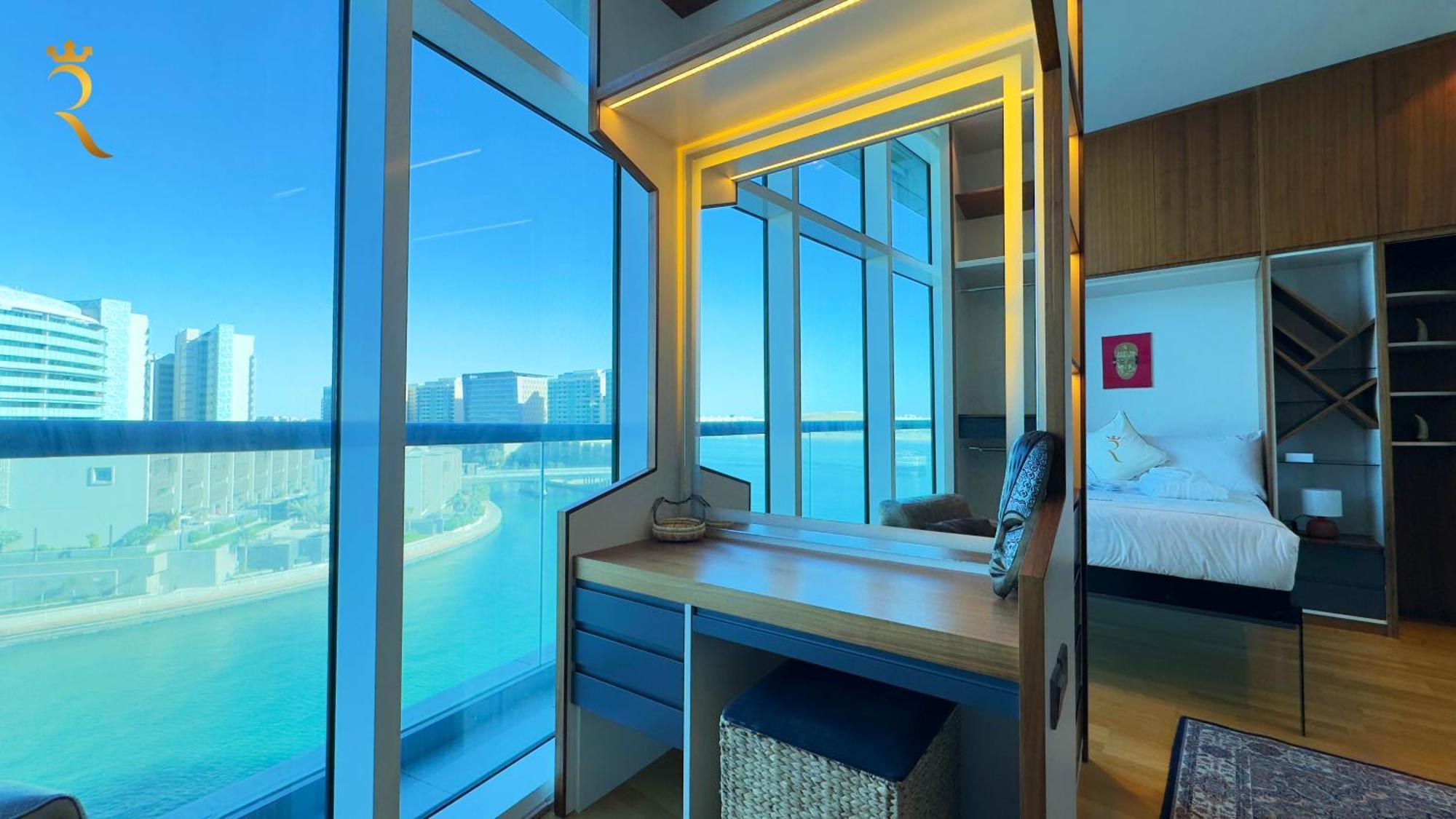 Oceanview 2br Bliss In Al Raha With Pool N Balcony